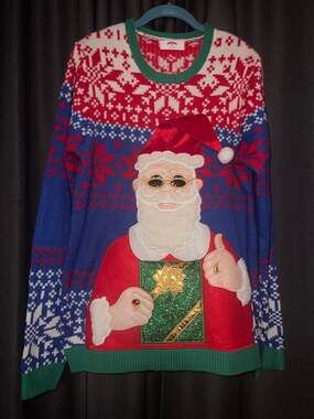 Ugly Christmas Sweater Xmas Size Large